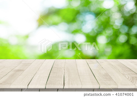 Empty wooden table for product placement Empty wooden table for product placement 41074001