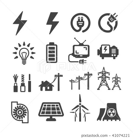 electric icon-插圖素材 [41074221] - PIXTA圖庫