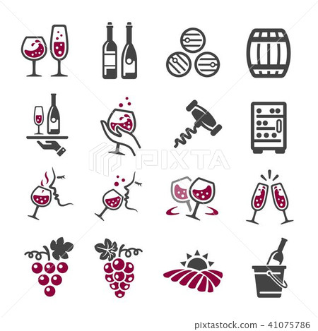 Wine Icon Stock Illustration