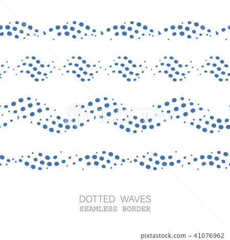 dotted wave seamless pattern 41076962