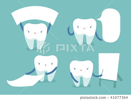 Tooth and text box of dental vector concept. - Stock Illustration ...