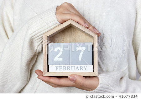 27 February in the calendar. 41077834