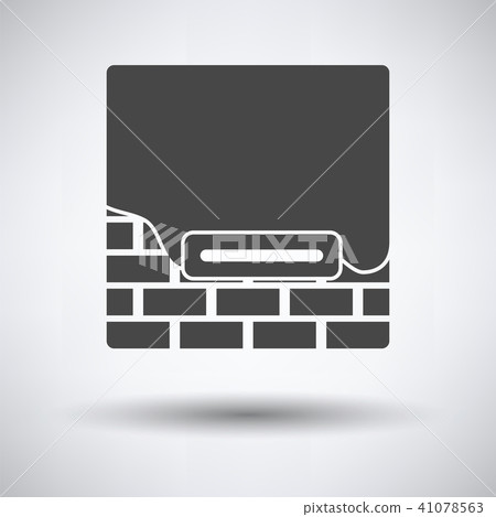 Icon of plastered brick wall 41078563