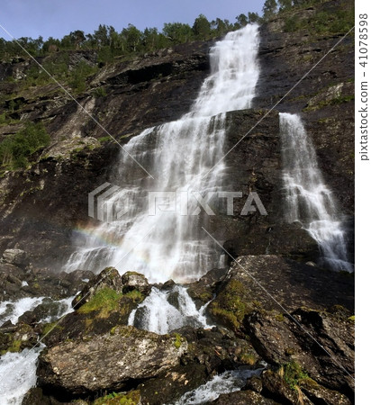 Different colors of a Norwegian landscape 41078598
