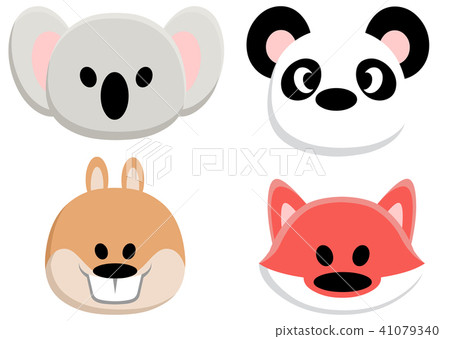 Animal faces set Animal faces set 41079340