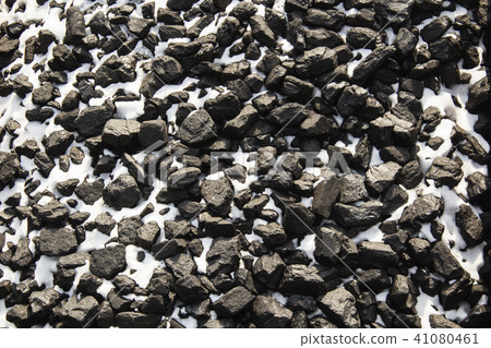 Top view of coal mine deposit mineral black for background. Used as fuel for industrial coal Top view of coal mine deposit mineral black for background. Used as fuel for industrial coal 41080461