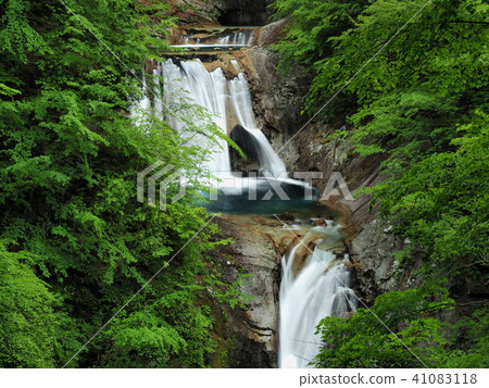日本西澤谷的一百個瀑布“Nanatsutama Five Stairs Falls”1 日本西澤谷的一百個瀑布“Nanatsutama Five Stairs Falls”1 41083118