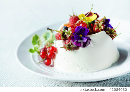 dessert with berries dessert with berries 41084080