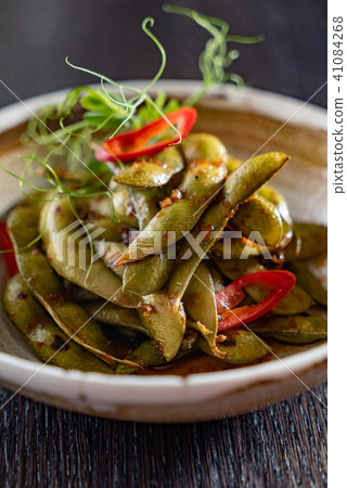 Steamed Edamame Bean (Green Soybean) , East Asian Cuisine, Steamed Edamame Bean (Green Soybean) , East Asian Cuisine, 41084268