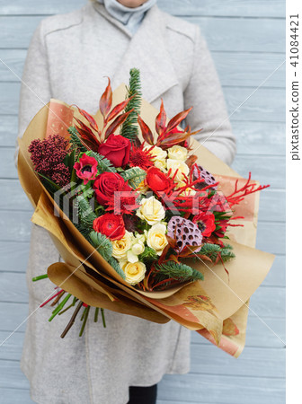 nice bouquet in the hands 41084421