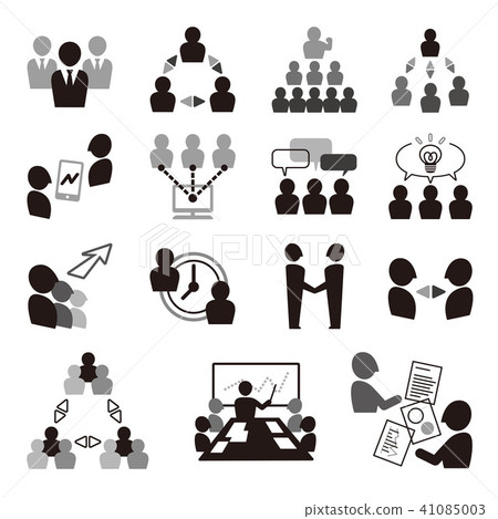 團隊合作的圖標 41085003