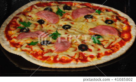 Fried a pizza Fried a pizza 41085802