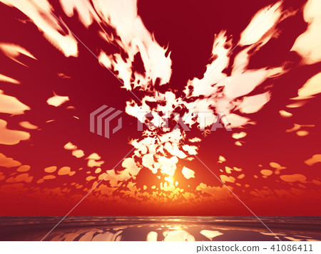 Wind and clouds with the sea Wind and clouds with the sea 41086411