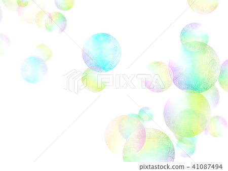 水彩紋理彩虹顏色肥皂泡 水彩紋理彩虹顏色肥皂泡 41087494