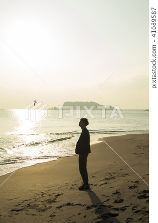 男性海岸 41089587