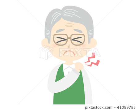 Stiff shoulder - Stock Illustration [41089785] - PIXTA