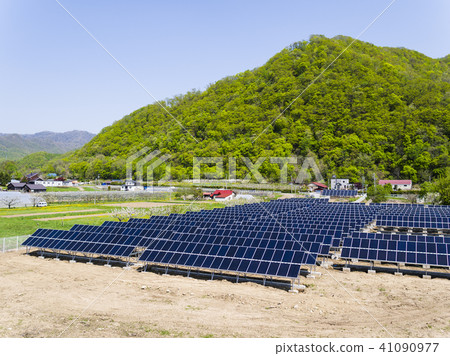 太陽能發電（偽航空攝影） 41090977