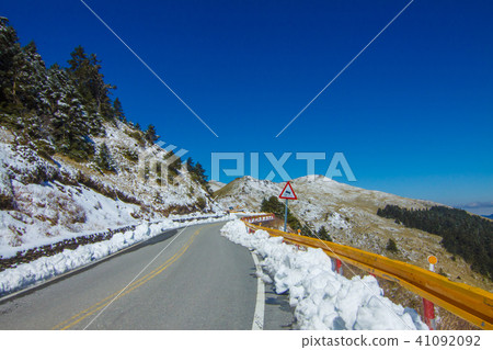 雪,雪景,合歡山 41092092