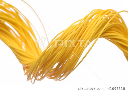 Swirl of Optical Fiber Cable Closeup Swirl of Optical Fiber Cable Closeup 41092316