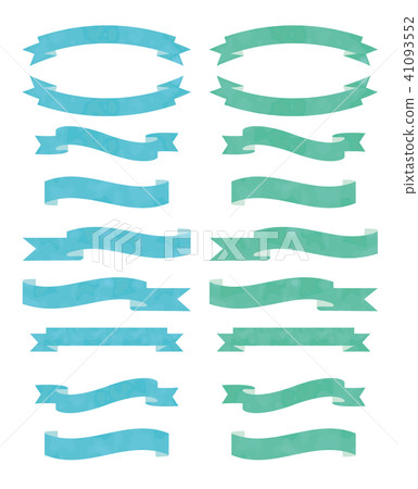 Set of cool ribbon - Stock Illustration [41093552] - PIXTA