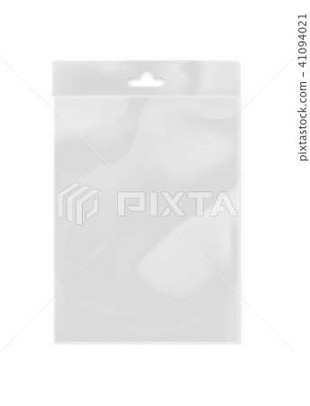 Download Plastic Bag Template For Transparent Mockup Stock Illustration 41094021 Pixta