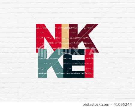 Stock market indexes concept: Nikkei on wall...-插圖素材 [41095244] - PIXTA圖庫