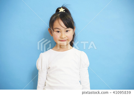 兒童的肖像藍色背面 兒童的肖像藍色背面 41095839