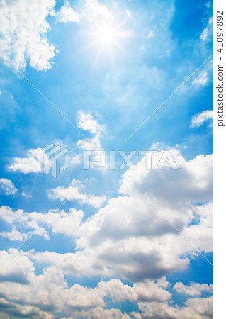 Blue sky and clouds 41097892