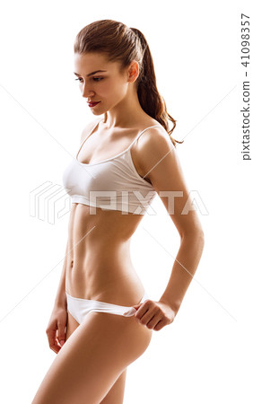 Muscular young woman athlete. Sport concept. Muscular young woman athlete. Sport concept. 41098357