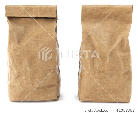 Brown paper food bag packaging 41098398