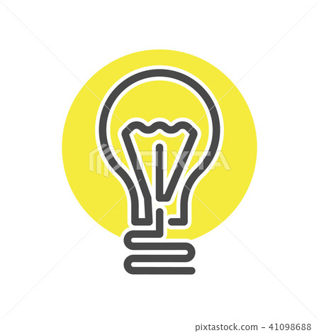 Light bulb isolated doodle Light bulb isolated doodle 41098688