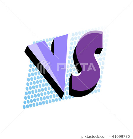 Versus logo in pop art style 41099780