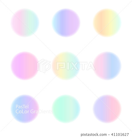 Circle Pastel color Gradient Element Circle Pastel color Gradient Element 41101627