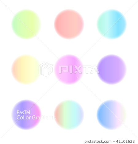 Circle Pastel color Gradient Element  41101628