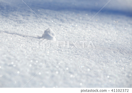 Morning snowy surface 41102372