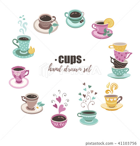 tea cups collection 41103756