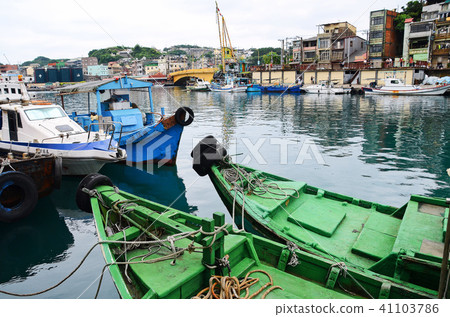 Zhengbin Fishing Port Keelung Taiwan Fishing Port Harbour Fishing Boat Terminal Chen-Pin Fishing Harbor Harbour 41103786
