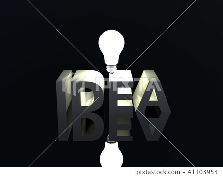 CG 3D illustration light bulb light idea idea inspiration CG 3D illustration light bulb light idea idea inspiration 41103953