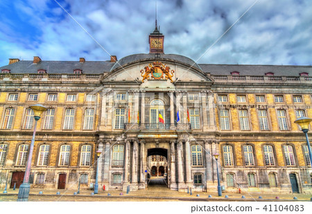 The Palace of the Prince-Bishops on place Saint-Lambert in Liege, Belgium The Palace of the Prince-Bishops on place Saint-Lambert in Liege, Belgium 41104083