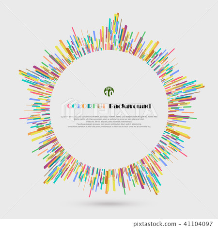 Abstract vector of patterns colorful modern  41104097