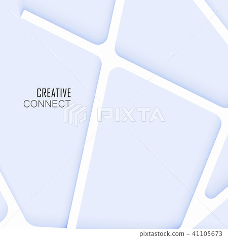 Abstract geometric composition with polygons lines and shadow 41105673