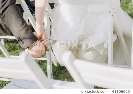 decorated bouquet of the bride in chair decorated bouquet of the bride in chair 41106600