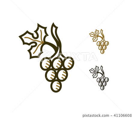 Wine grape icon 41106608