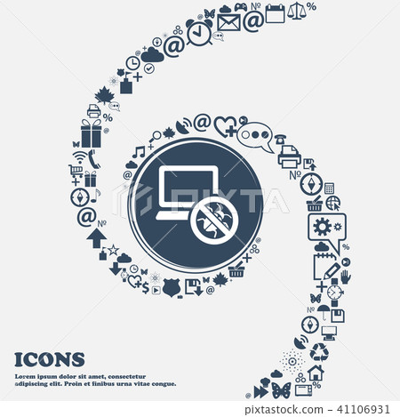 bug find icon in the center. Around the many beaut bug find icon in the center. Around the many beaut 41106931