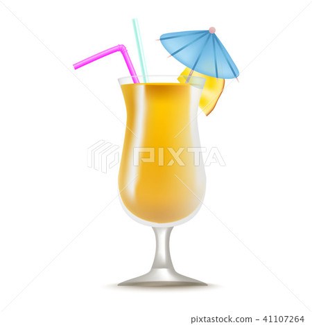 Realistic Detailed 3d Cocktail Drink Party Beverage. Vector 41107264
