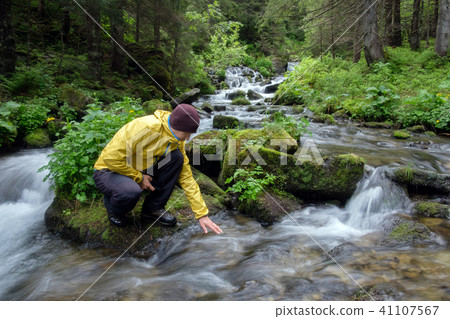 Man drink water Man drink water 41107567