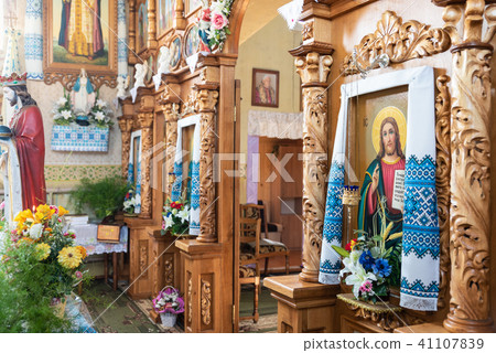 Iconostas in the Christian church Iconostas in the Christian church 41107839