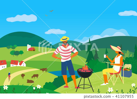 Summer family picnic Summer family picnic 41107955