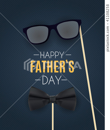 Happy Fathers Day Background. Best Dad Vector Illustration 41108258