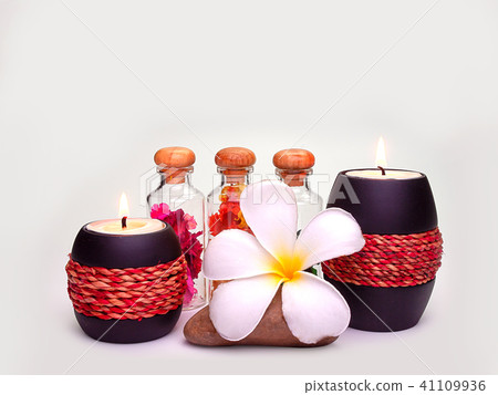 Beauty and fashion concept with spa set. Beauty and fashion concept with spa set. 41109936